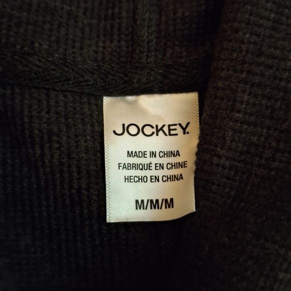 Jockey Women's Gray Button Front Hoodie with Classic V-Neck Design - Picture 5 of 8